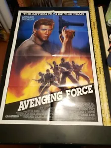 AVENGING FORCE Original 1986 Michael Dudikoff ONE SHEET MOVIE POSTER 27x41(139f) - Bild 1 von 24