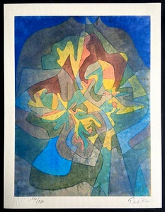 Paul Klee Lithograph Original Signed Numbered Stamp (Josef Albers) - Picture 1 of 9