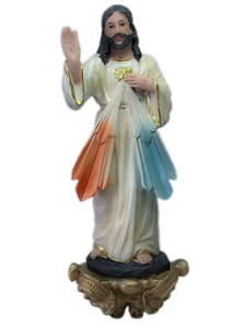 Placa de pared a Divine Mercy 8" de alto poliresina - Imagen 1 de 2