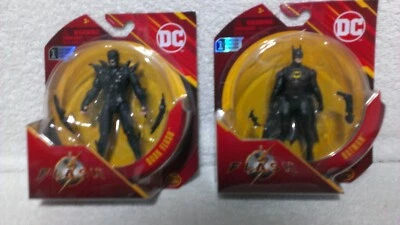 Figura de acción Spin Master 4" - Michael Keaton Batman 1ª edición y Dark Flash Foto 1 de 3