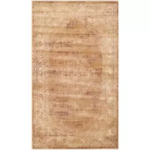 SAFAVIEH Area Rugs 3'x6' Classic Floral Nonslip Border Medallion Vintage Taupe - Picture 1 of 11