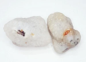 Par de piedras preciosas sueltas drusas naturales sin cortar ásperas 478,22 quilates sin tratar opacas ásperas - Imagen 1 de 8