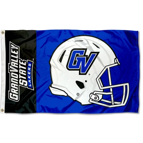 Grand Valley State Lakers Football Helmet Flag Large 3x5 Cover