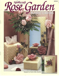 Kunststoff Leinwand Muster Broschüre-Rose Garten - Bild 1 von 1