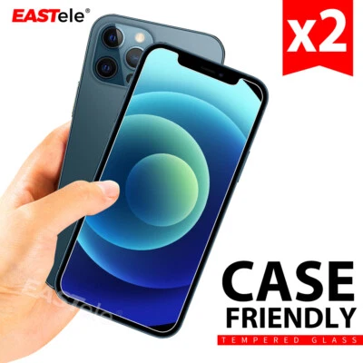 Clear/Privacy TemperedGlass Screen Protector fr iPhone 17 16 15 14 13 12 Pro Max - image 1 of 4