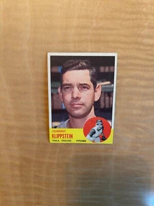 1963 TOPPS BASEBALL #571 JOHNNY KLIPPSTEIN!! NICELY CENTERED!! $1 SHIPPING!! - Picture 1 of 2