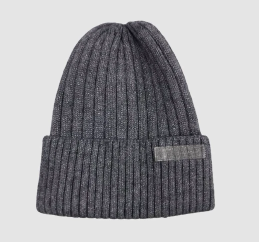 $36 Steve Madden Para hombres Gris Metálico Plegable Puño Tejido Gorro Talla Única Foto 1 de 1