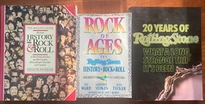 Set of 3 books by Rolling Stone Magazine - Rock Histories and articles - Picture 1 of 19
