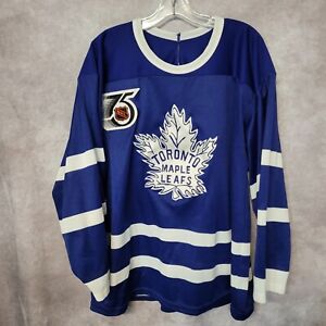 Vintage 90s CCM 75th Toronto Maple Leafs Doug Gilmour 93 Jersey Mens XL