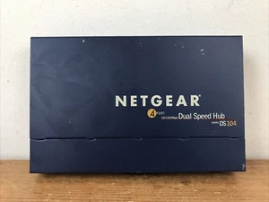 Netgear DS104 Dial Speed Hub 4 Port Untested No Plug - Picture 1 of 6