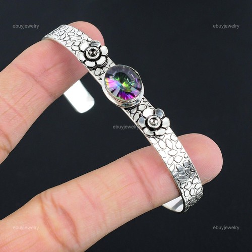 VALENTINO Bracciale Fiore Arcobaleno Mistico Naturale Arcobaleno Argento 925 Regolabile Per Donna