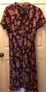 Vestido forrado con estampado floral K Studio Collection talla 18 - Imagen 1 de 8