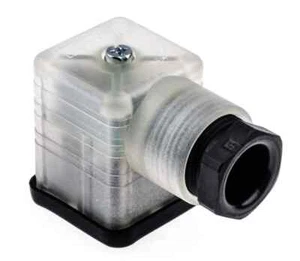 Hirschmann GDML DIN-43650 A SOLENOID CONNECTOR 8A 24V 2P+E BLACK 933737212 - Picture 1 of 3