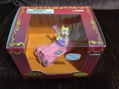 The Muppet Show 25 Years Miss Piggy Car Muppets Collectable Figurine Corgi - NEW - Image 1 of 4