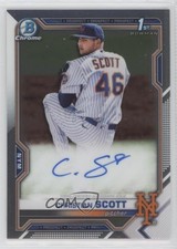 2021 Bowman Draft Chrome Draft Pick Auto Christian Scott #CDA-CS Auto