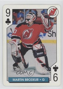 1995-96 Bicycle NHL Hockey Aces Box Set Martin Brodeur #9C HOF