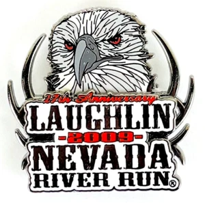 2009 Laughlin Nevada River Run Bird Motorcycle Biker Metal 3D Pin - Picture 1 of 3