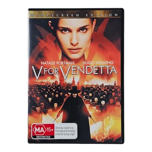 V For Vendetta DVD - Natalie Portman (Region 4, 2006) VGC, Free post - Picture 1 of 6