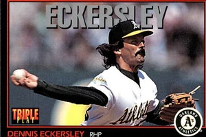 1993 Triple Play #9 Dennis Eckersley - Picture 1 of 2