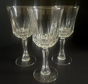 Vintage Wheaton CASA IN VETRO COTILLION cristallo - set di 3 - Foto 1 di 4
