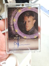 2008 Rittenhouse Stargate SG-1 Season 10 Neil Jackson as Khalek #A105 Auto