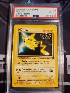 Gioco Pokemon 1999 Pikachu Movie Promo #4 PSA 6 - Foto 1 di 6
