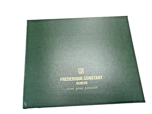 Frederick Constant scatola originale verde interno ed esterno orologio - Foto 1 di 5