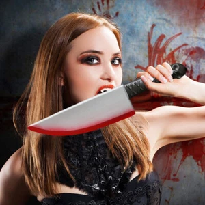 Halloween Handhold Fake Knife Horror Decoration Cosplay Costume Party Prop - Bild 1 von 12