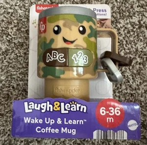 Fisher-Price Laugh & Learn: Wake Up & Learn Coffee Mug 6-36 Months New - Picture 1 of 2
