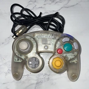 Gamecube Controller Clear Nintendo Skeleton DOL-003 Official Tested Working - Picture 1 of 24