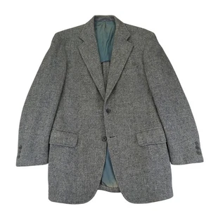 Vintage Southwick Tearneys Tweed Blazer Jacket Mens 41R 2 Button Single Breasted - Picture 1 of 12