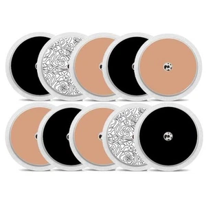 Adesivi Per Freestyle Libre 2 - Set Di 10 "Nero E Bianco" | Diasticker® - Picture 1 of 4