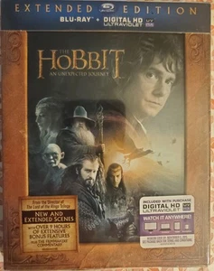 The Hobbit: an Unexpected Journey (Extended Edition) (Blu-ray, 2012) New Sealed - Picture 1 of 2
