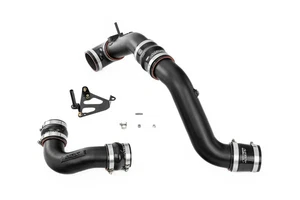 HPS Performance Black Intercooler Charge Pipe Kit for Honda Civic FL5 Type-R New - Picture 1 of 6