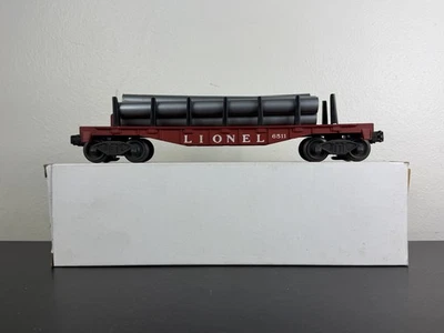 Vintage LIONEL Train Pipe Car 6511 O Gauge with BOX - Image 1 of 4