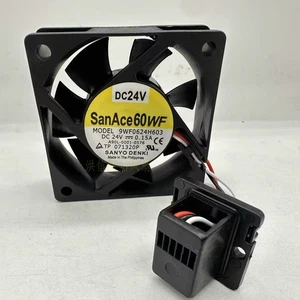 Ventilador Sanyo 9WF064H63 DC24V 0.15A 6020 60*20MM Ventilador de refrigeración Fanuc 1 pieza - Imagen 1 de 4