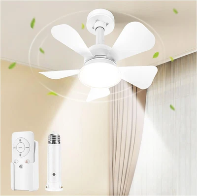 Ceiling Fans with Lights and Remote, Quiet Ceiling Fans with 5 Blades, 3 Color L - Image 1 of 4