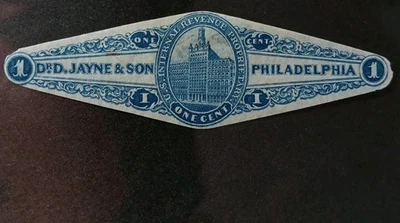 U.S.A MATCH AND MEDICINE STAMPS SCOTT RS147a ,Unused With No Gum. - Image 1 of 2