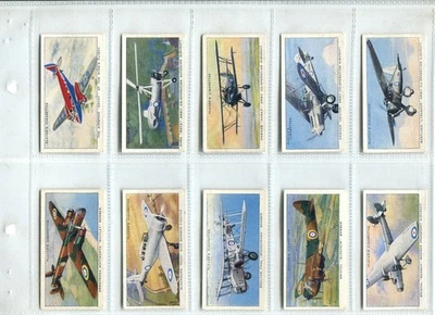 Aircraft of the Royal Air Force 1938 Players Cigarette Cards - Set of 50 Cards - Image 1 of 4