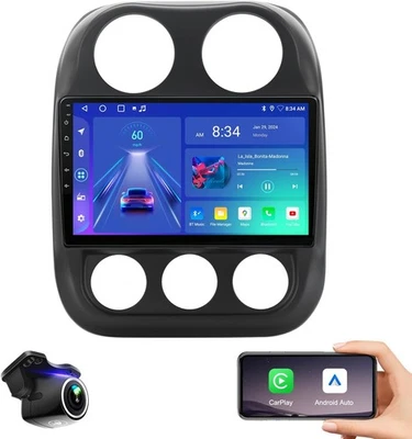 Car Stereo for Jeep Patriot Compass 2010-2016 Android 10" Touchscreen WiFi 2+64G Foto 1 de 4