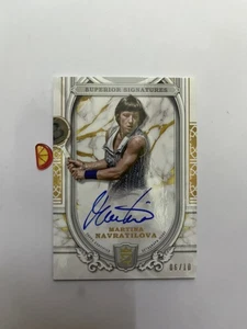 2024 Topps Royalty Tennis Martina Navratilova 06/10 Auto Superior #SS-MNA - Picture 1 of 2