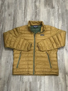 Patagonia Down Sweater Puffer Oaks Brown / Gold Mens Size XL  84674 Packable - Picture 1 of 13