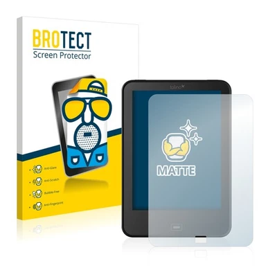 2x Schutzfolie matt für Tolino Vision 2 Panzerfolie Displayschutz - Bild 1 von 4