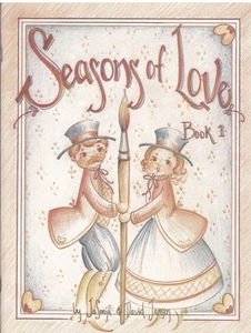 SEASONS OF LOVE BOOK 1 JO SONJA 1991 Painting Book Mint Condition - Picture 1 of 3