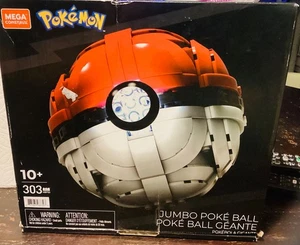 Mega Construx Pokémon Jumbo Poke Ball 303- Piece Build Set. New - Picture 1 of 2