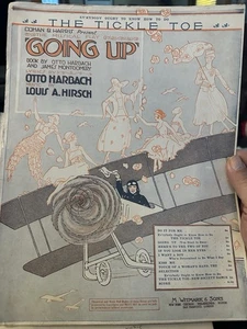 1918 11x14 Ragtime sheet music ‘The Tickle Toe’ By Louis Hirsch - Picture 1 of 1