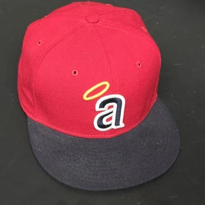 Nuevo sin etiquetas Gorra ajustada Los Angeles Angels 7 3/8 New Era 59Fifty en el campo 100 % lana - Imagen 1 de 14