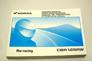 original HONDA , CBR 125  RW , Ausgabe 2007 , Fahrerhandbuch , OWNER`S MANUAL  - Bild 1 von 1