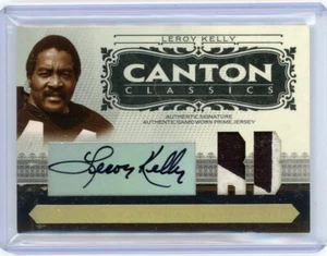 Parche Playoff National Treasures Canton Classics 2006 automático #CC-LK Leroy Kelly - Imagen 1 de 2