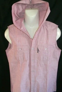MENS ECKO UNLTD HOODIE SLEEVELESS SHIRT SIZE L - Picture 1 of 1